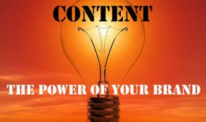 Content is the power of your brand